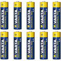 10 Varta Industrial 4006 R-06 LR6 AA 1.5V alkaline batteries