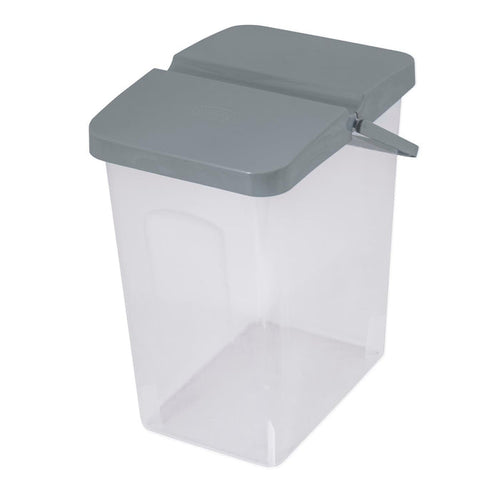 10L BranQ Powder Or Food Feeder Gray plastic