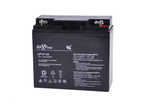 12V 17Ah Deep Cycle Sealed AGM Gel Battery Maitanence Free Scooter UPS