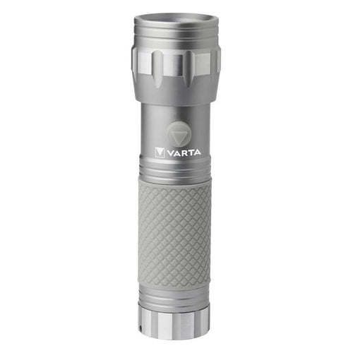 15638 Aluminum UV LED Flashlight, UV Wavelength 395–400 nm, Multi LED Technology + Varta Batteries Included