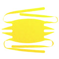 25 pieces of disposable tied yellow face masks -  made of high quality materials