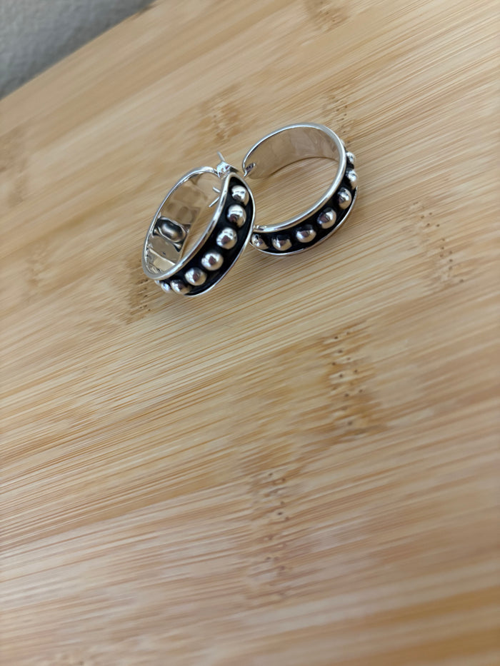 Dot Hoop Earrings