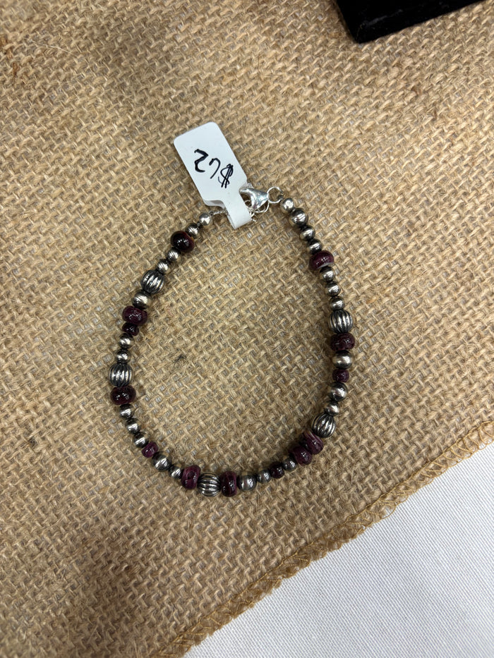 Purple Spiny Funky Bracelet
