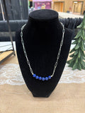 Lapis Paperclip Chain