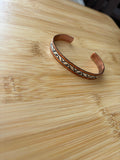 Men’s stamped Cuff