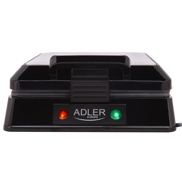 Adler AD3036 Waffle Maker Non-Stick Easy to Clean 4 Slice 1500 W