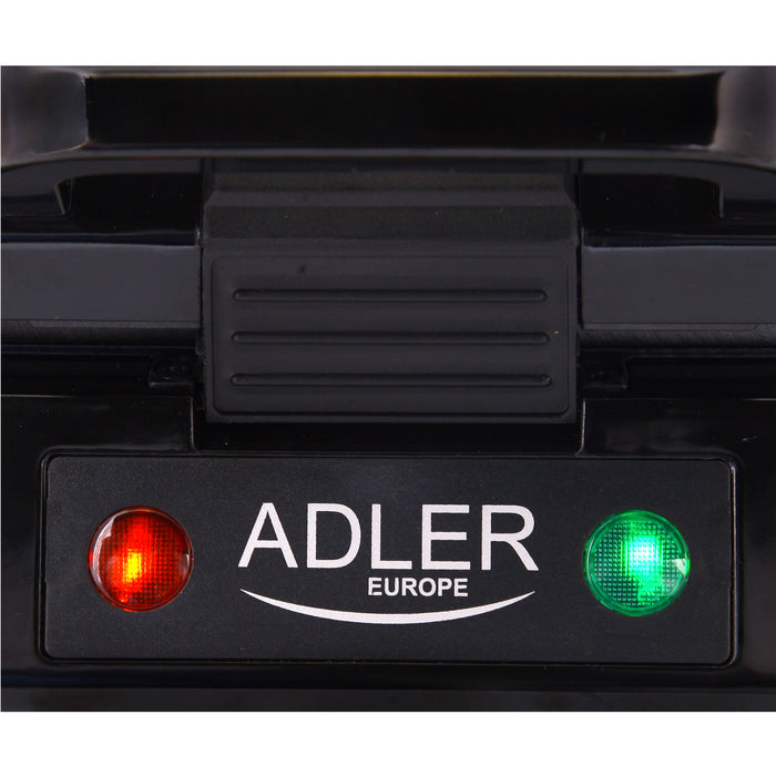 Adler AD3036 Waffle Maker Non-Stick Easy to Clean 4 Slice 1500 W