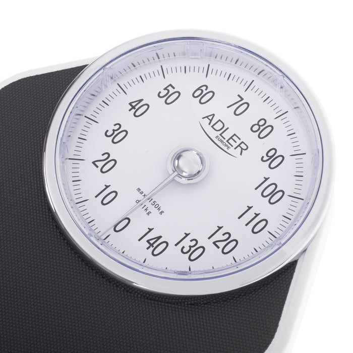 Adler bathroom scale, mechanical, up to 150 kg, AD 8177
