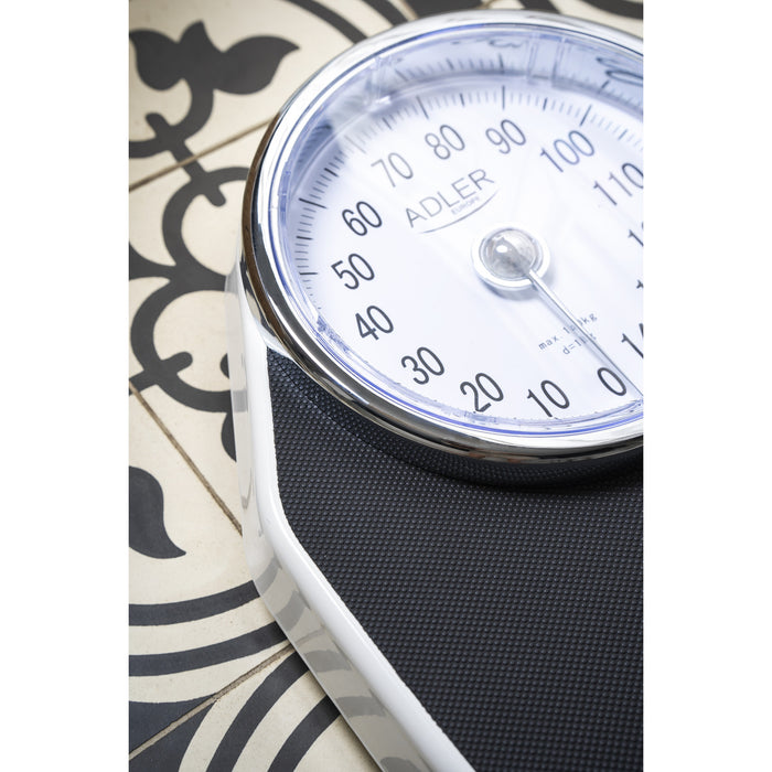 Adler bathroom scale, mechanical, up to 150 kg, AD 8177