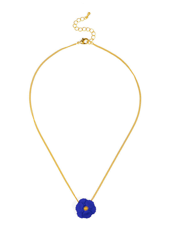 Amelia Flower Pendant Necklace