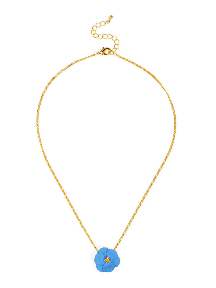 Amelia Flower Pendant Necklace