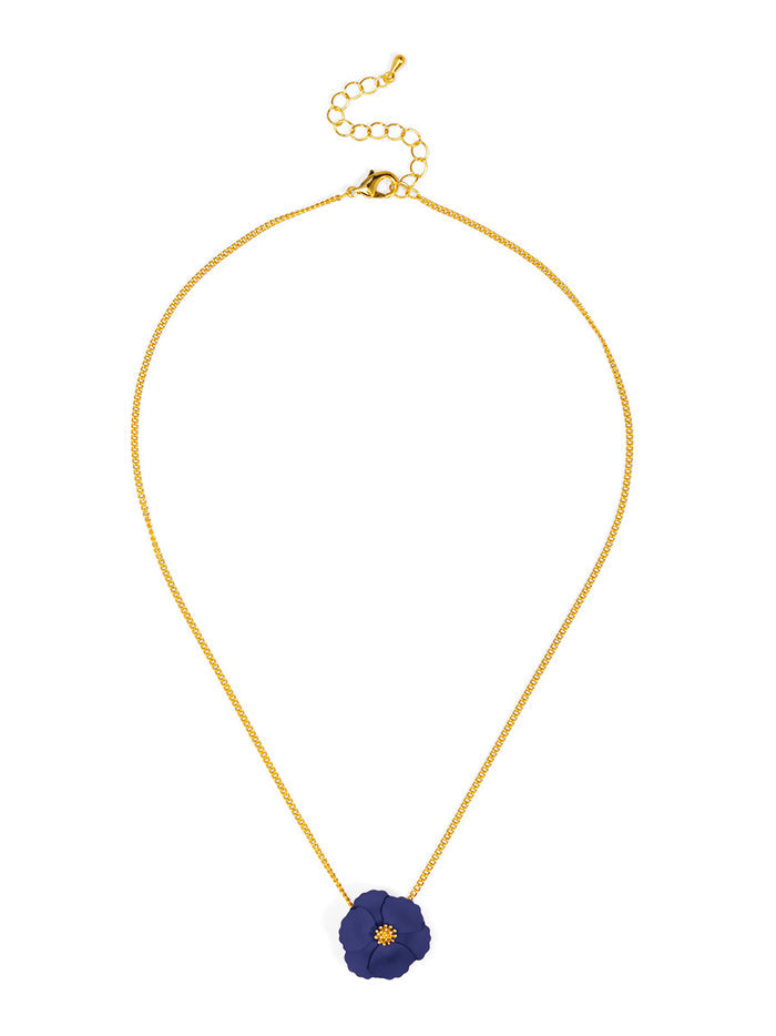 Amelia Flower Pendant Necklace