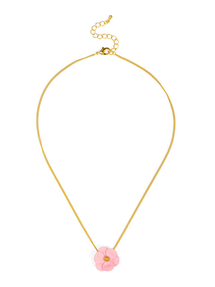 Amelia Flower Pendant Necklace