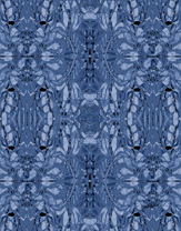 Amina Indigo Double Sided Tea Towel
