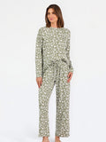 Annie Pajama Set in Painted Trillium Olive