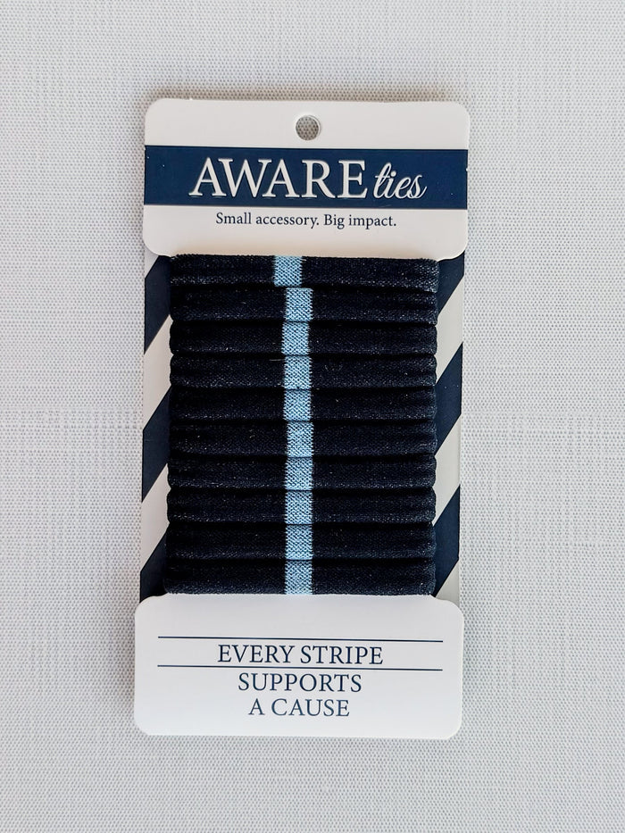 AWAREties | Light Blue Stripe – Autism Awareness Pack