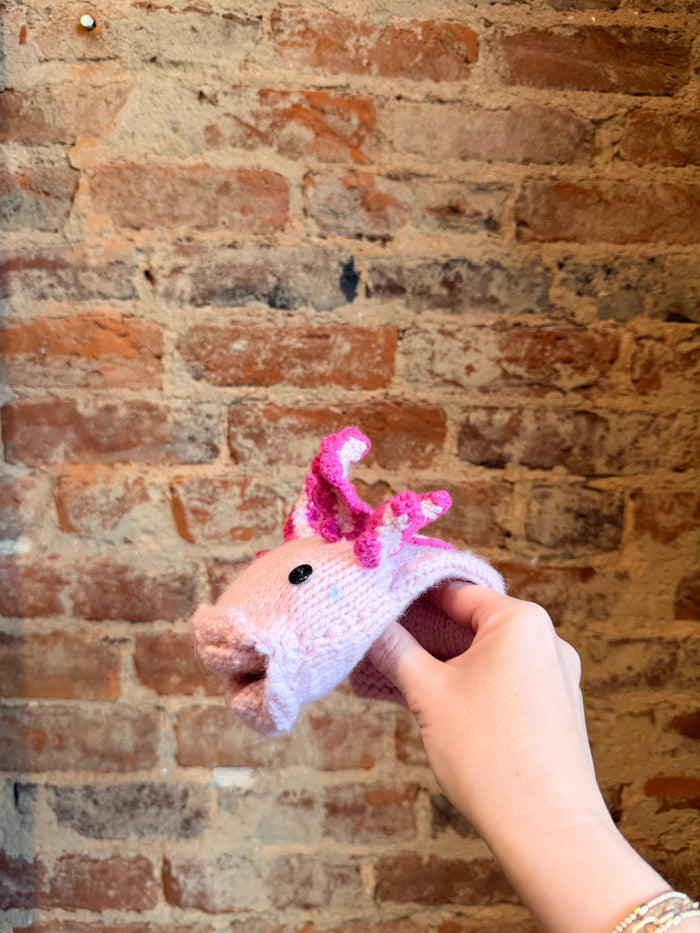 Axolotl Hand Puppet