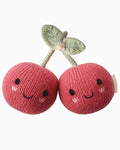 Baby Cherries Hand-Knit Plush