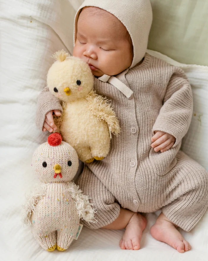 Baby Chick Hand-Knit Plush