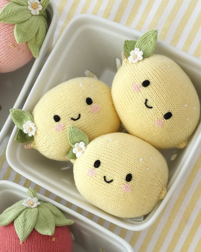 Baby Lemon Hand-Knit Plush