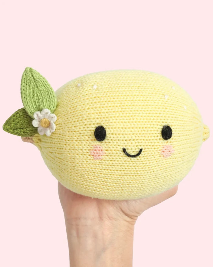 Baby Lemon Hand-Knit Plush