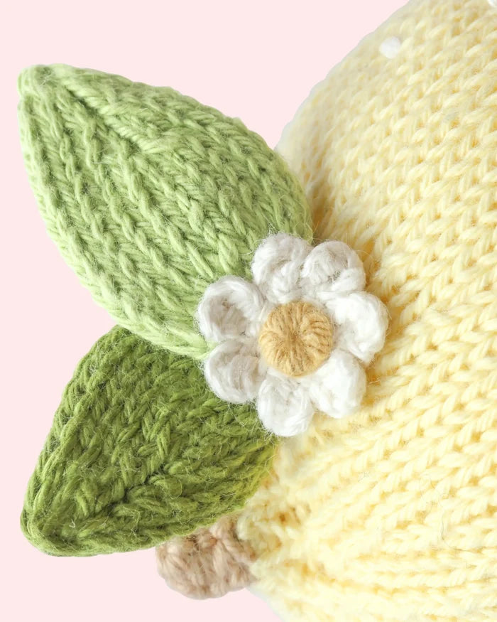 Baby Lemon Hand-Knit Plush