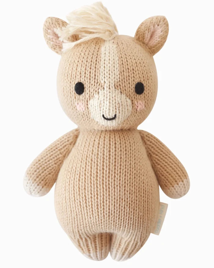 Baby Pony Hand-Knit Plush
