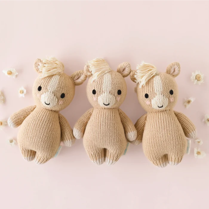 Baby Pony Hand-Knit Plush