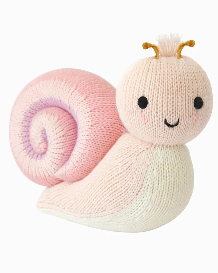 Baby Snail Hand-Knit Plush
