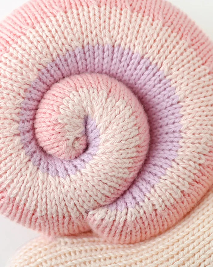 Baby Snail Hand-Knit Plush
