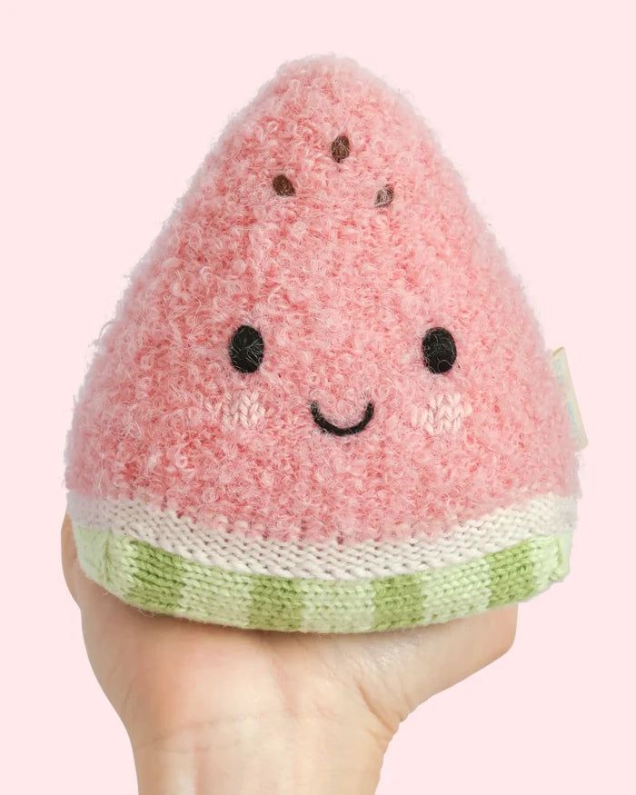 Baby Watermelon Hand-Knit Plush