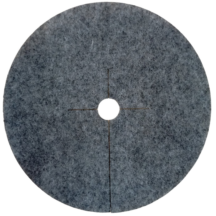 Bertoni anti-weed disc set to use in the garden, 3 pieces, 40 cm, gray