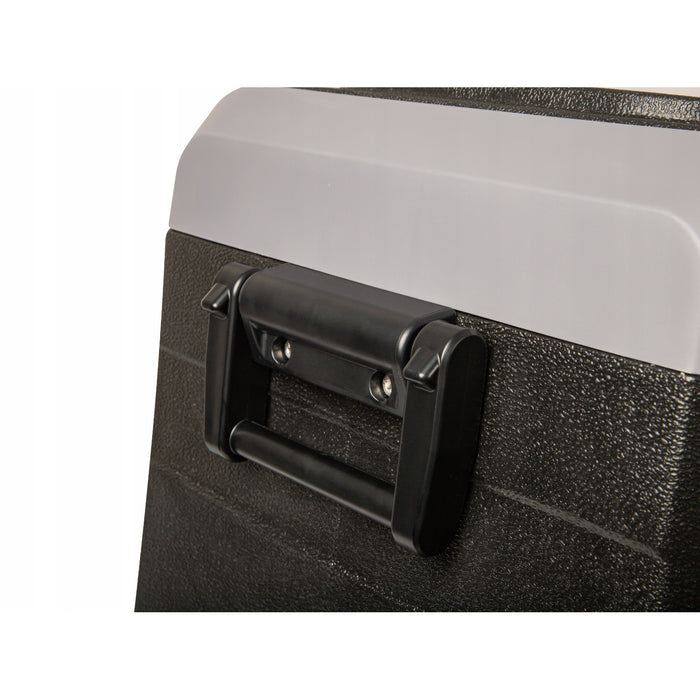 Blow Compressor-Powered Car Cooler, 35L capacity, touchscreen control panel, 12V, 24V, and 230V, USB-C port, 44-208#