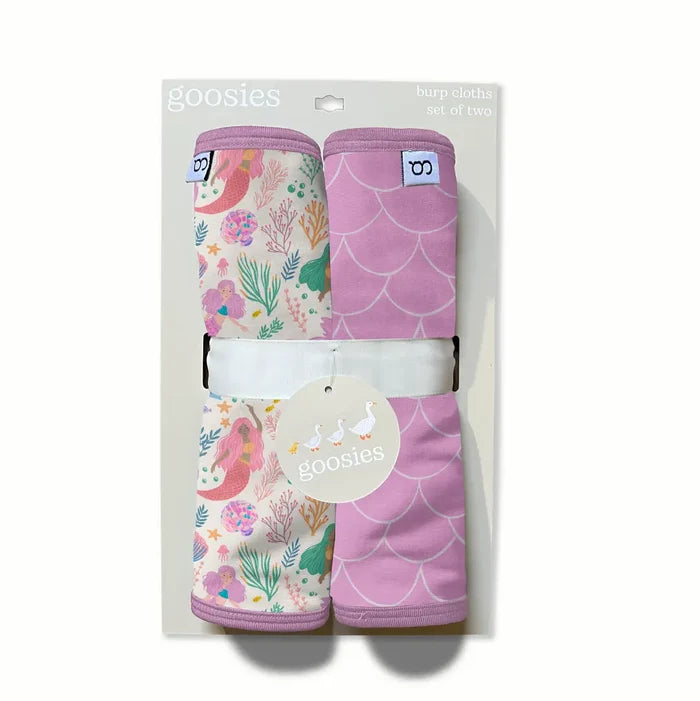 Burp Cloth Set in Mermaid Magic