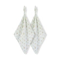 Burp Cloths in Sailboat Melody (Organic Cotton)