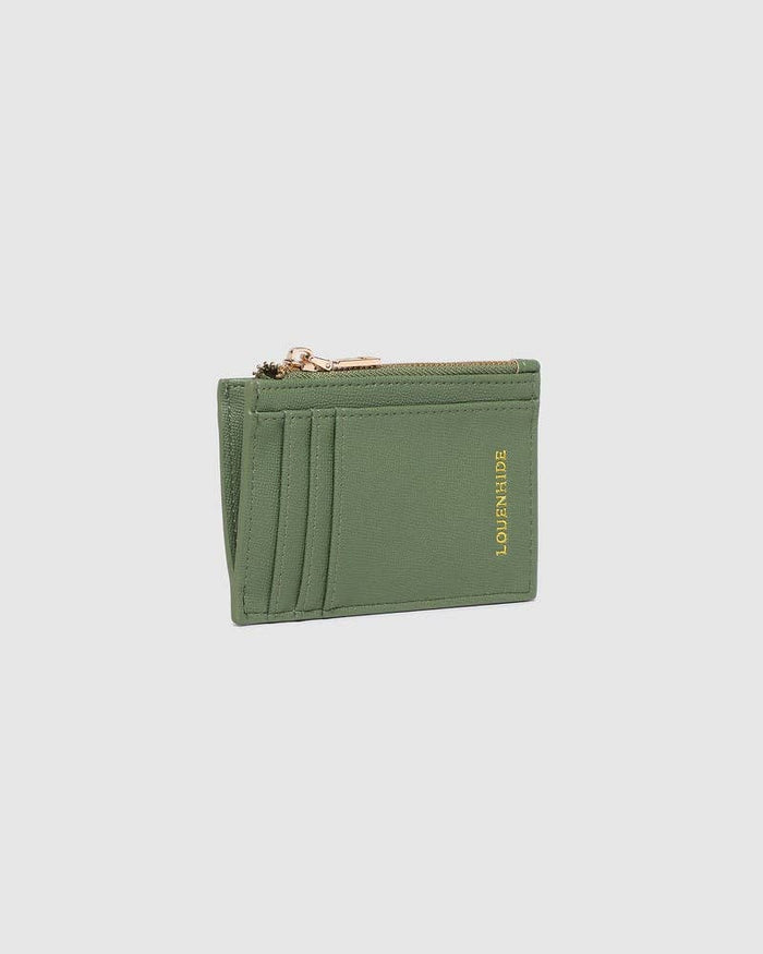Cara Cardholder in Sage Green