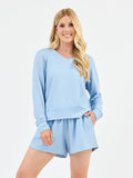 Carly Short Set in Blue