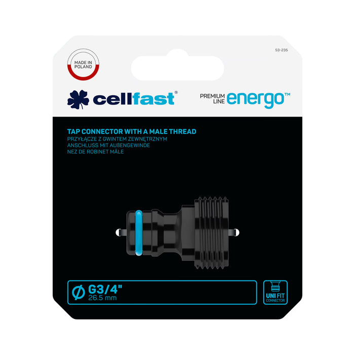 Cellfast ENERGO G3/4'' Male Thread Connection