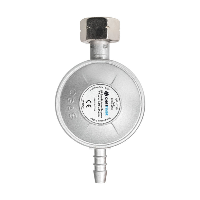 Cellfast Gas Regulator for 11kg Propane Butane LPG cylinders