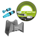 Cellfast Quattro 1/2" 25m Garden Hose + Cellfast Gray Hose Hanger + Cellfast Basic 1/2" Straight Sprinkler Set