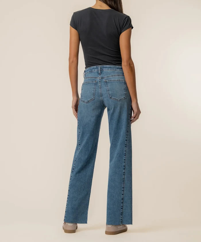 Charlotte High Rise with Raw Hem in Synergy