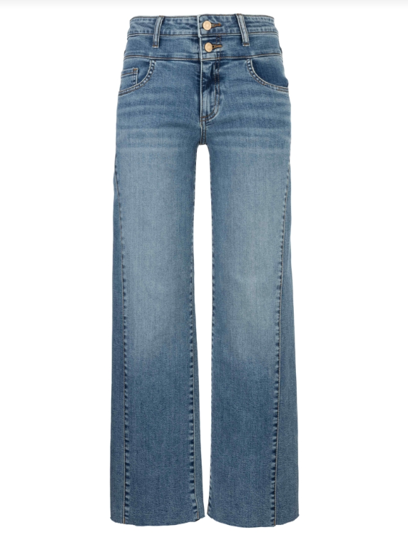 Charlotte High Rise with Raw Hem in Synergy