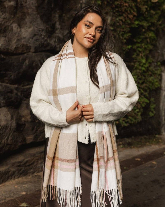 Chester Scarf in Blush