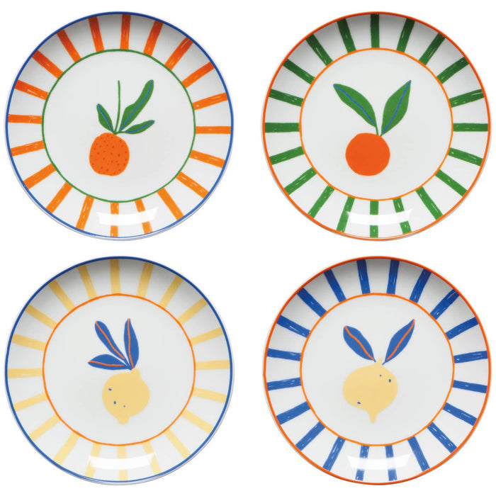 Citrus Burst Appetizer Plates