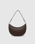 Claudia Shoulder Bag in Chocolate
