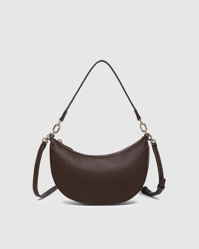 Claudia Shoulder Bag in Chocolate