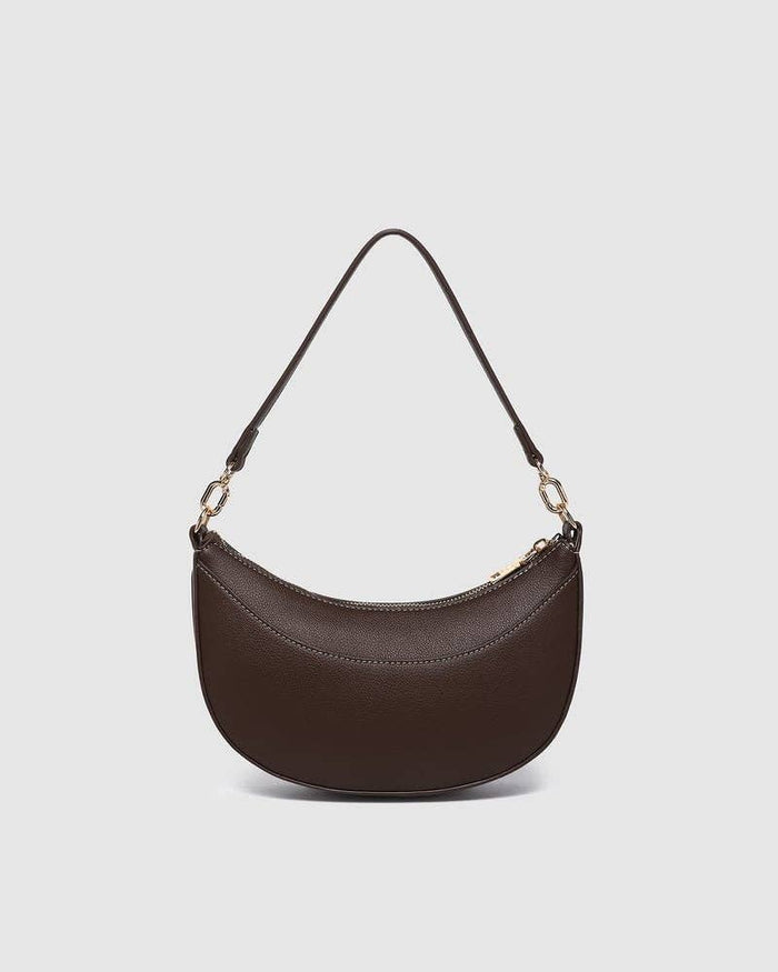 Claudia Shoulder Bag in Chocolate