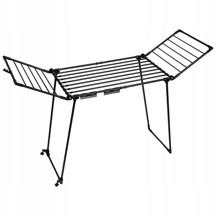 Clothes drying rack, 27 m of drying space, extendable, foldable, large freestanding model, Bona XXL, Sepio