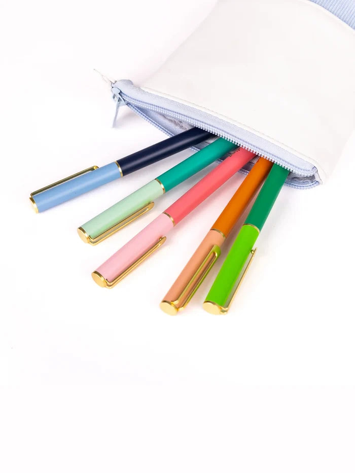 Colorblock Snap Cap Pen