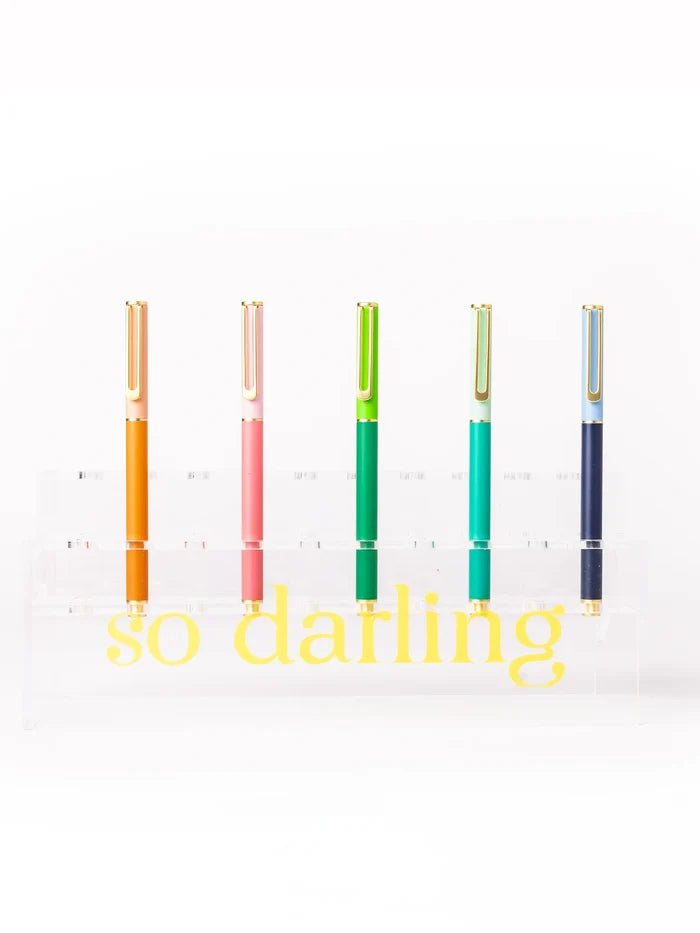 Colorblock Snap Cap Pen